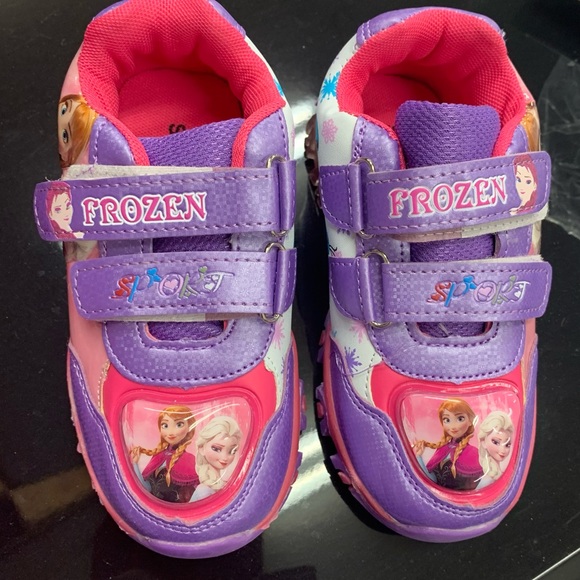 Girl's Shoes-frozen Print - Picture 1 of 3